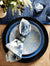 Set of 4 Artisanal Glazed Ceramic Dinner Plates