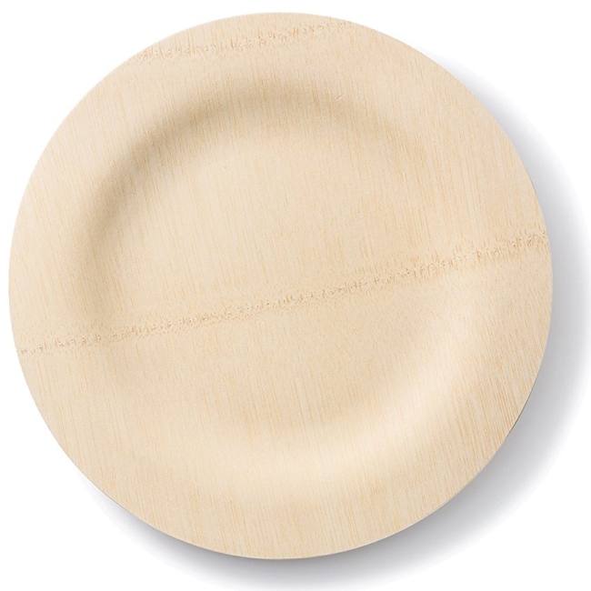 Heavy-Duty 11-Inch Natural Bamboo Plates